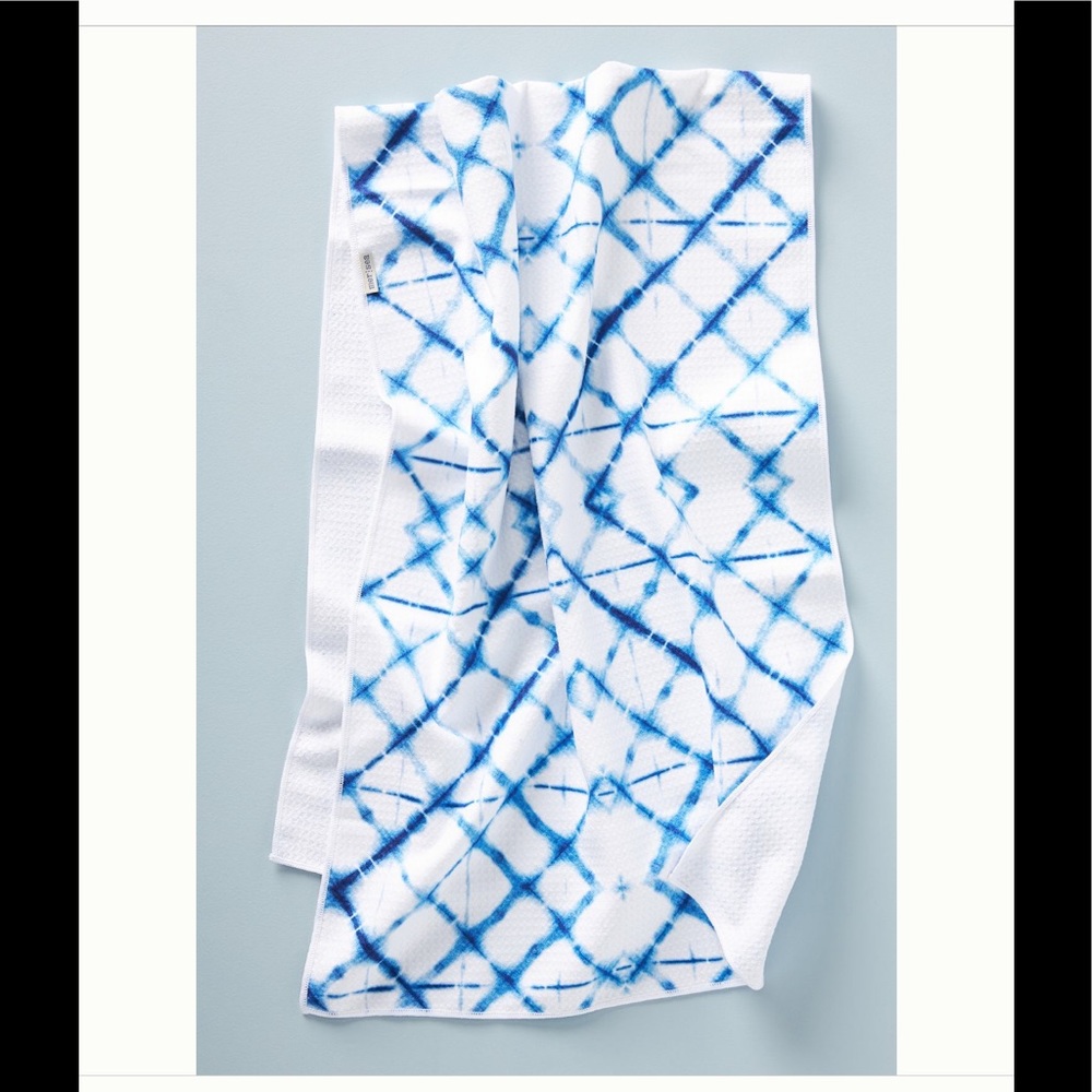 NWT Anthropologie Mer & Sea Waffle Hair Towel